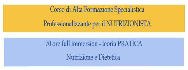 Corso di formazione Specialistica Professionalizzante per il nutrizionista